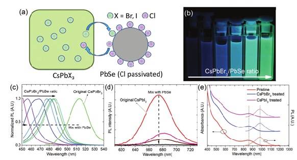 新南威爾士大學Adv. Mater.:高效硒化鉛量子點太陽能電池——基于鈣鈦礦納米晶體的離子交換鈍化法 新南威爾士大學Adv. Mater.:高效硒化鉛量子點太陽能電池——基于鈣鈦礦納米晶體的離子交換鈍化法